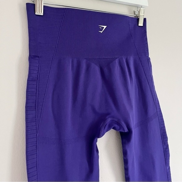 Gymshark Energy Seamless Full Length Leggings Purple Women’s‎ Size Small - Picture 4 of 9